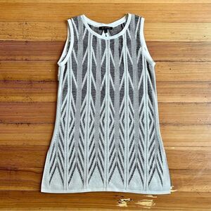 St. John Pointelle knit tunic. Size 2.